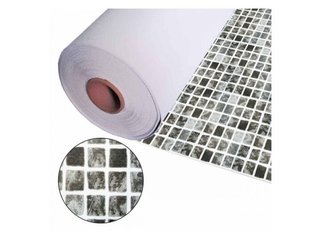 Пленка ПВХ (лайнер)(мозаика неразмытая серая) Cefil Mediterraneo Gris 1.65x25.2m (41,58м.кв)