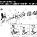Гайка муфты разъемной насоса SB и вентиля 2" с адаптером Emaux (89280106)
