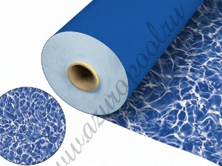 Пленка ПВХ (лайнер)(мрамор синий) Dark Blue Marble Китай FXT009 2х25 (50 кв.м)
