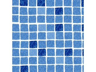 Пленка ПВХ (лайнер)(мозаика размытая) SUPRA blue mosaic 1123/01 Elbtal Plastics ш.1,65 2001177