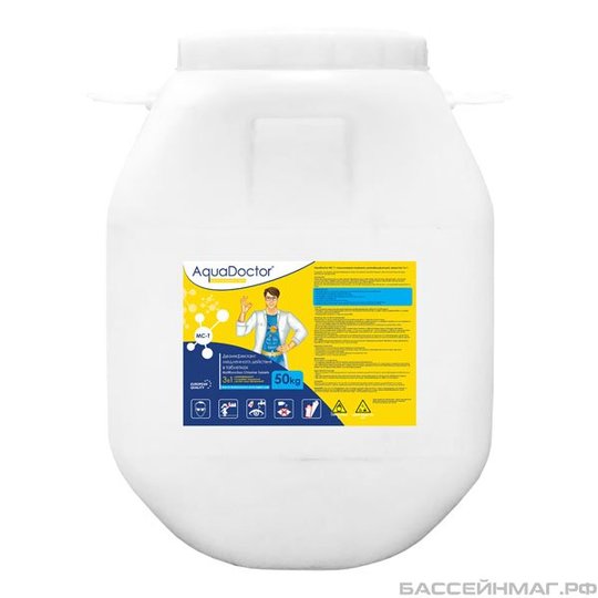 AquaDoctor MC-T (20) хлор 3-в-1 длит. действия 50 кг (23973)