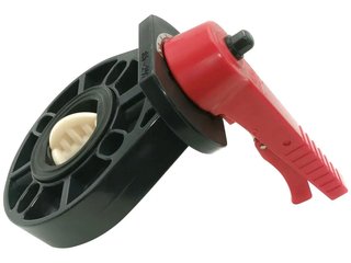 Дисковый поворотный затвор d 90 с ручкой, уплотнение EPDM AQUAVIVA