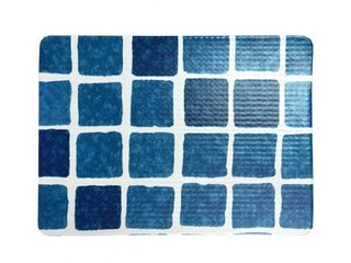 Пленка ПВХ (лайнер)(мозаика неразмытая синяя) GemLab, 1.65x25.00 м (41.25 м.кв) Mosaic