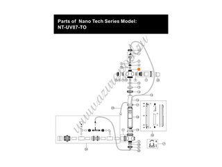 Чехол кварцевый установки ультрафиолетовой Emaux Nano Tech UV130 Е130430