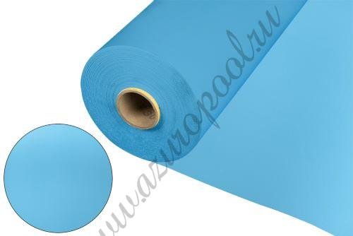 Пленка ПВХ (лайнер) (голубая) Light Blue ш.1,65 м Китай FXT006 (рулон)
