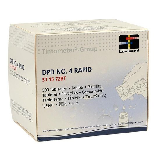 Таблетки DPD-4/Rapid (O2) (10 таблеток) Chemoform