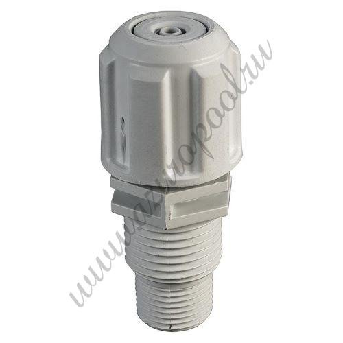 Обратный клапан (дозации реагентов) под трубку 4х6 мм  1/2" и 3/8"  PVDF-T/SC/FPM 9900107158/1