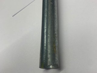 Трубка с прорезью металлич.закругленная (азуро 405) L=127см (1470129)