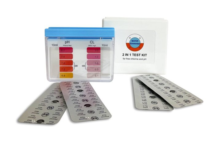 Тестер  PH/CL Mayer Schwimmbad (+2 блист.DPD1,+2 блист. Phenol Red)