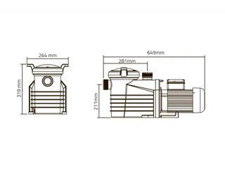 Насос 1,1кВт 220В E-Turbo ET100 Emaux 9022402