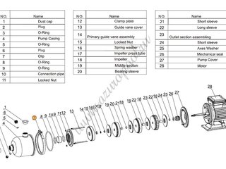 Хомут корпуса насоса CMF Mayer Schwimmbad LX A32010004