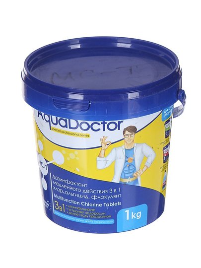 AquaDoctor MC-T (20) хлор 3-в-1 длит. действия 1 кг (24569)