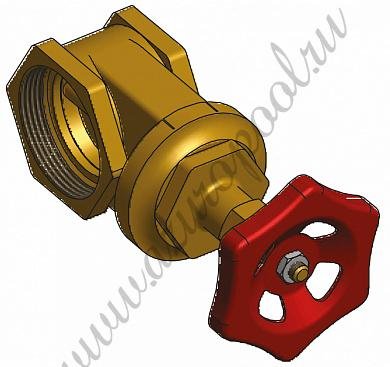 Кран шиберный 2 1/2" противотока JET-SWIM 2000 (90305/636024)