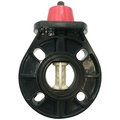 Дисковый поворотный затвор d 63 с ручкой, уплотнение EPDM AQUAVIVA