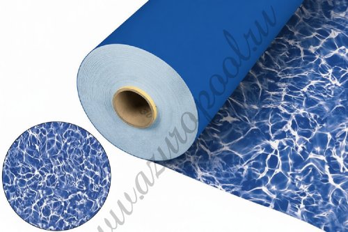 Пленка ПВХ (лайнер)(мрамор синий) Dark Blue Marble Китай FXT009 2х25 (50 кв.м)