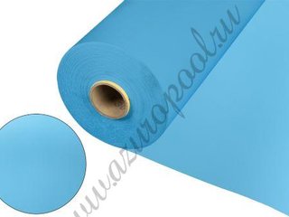 Пленка ПВХ (лайнер) (голубая) Light Blue ш.1,65 м Китай FXT006 (рулон)