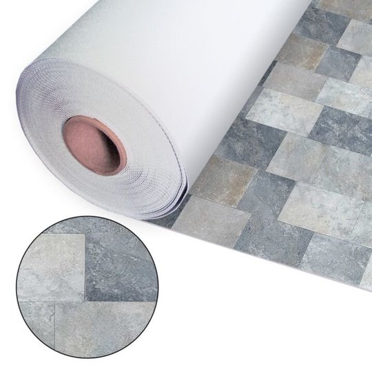 Пленка ПВХ (лайнер)(плитка) Cefil Touch Bluemoon 1.65x25m (41,25м.кв)