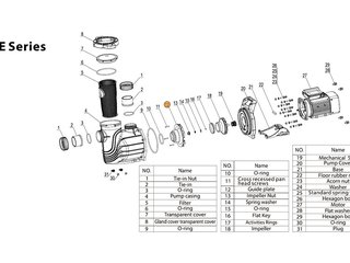 Аппарат направления насоса SGP/SGB Mayer Schwimmbad LX A09150013 (без насадки)